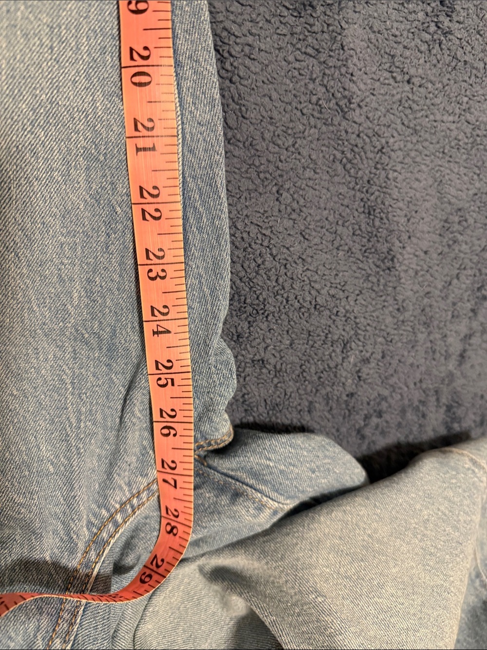 Ann Taylor Light Blue Wide-Leg Cuffed Jeans - Picture 7 of 7